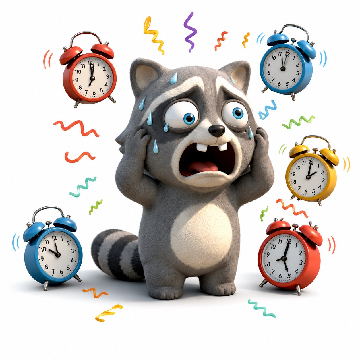Sensory overload raccoon